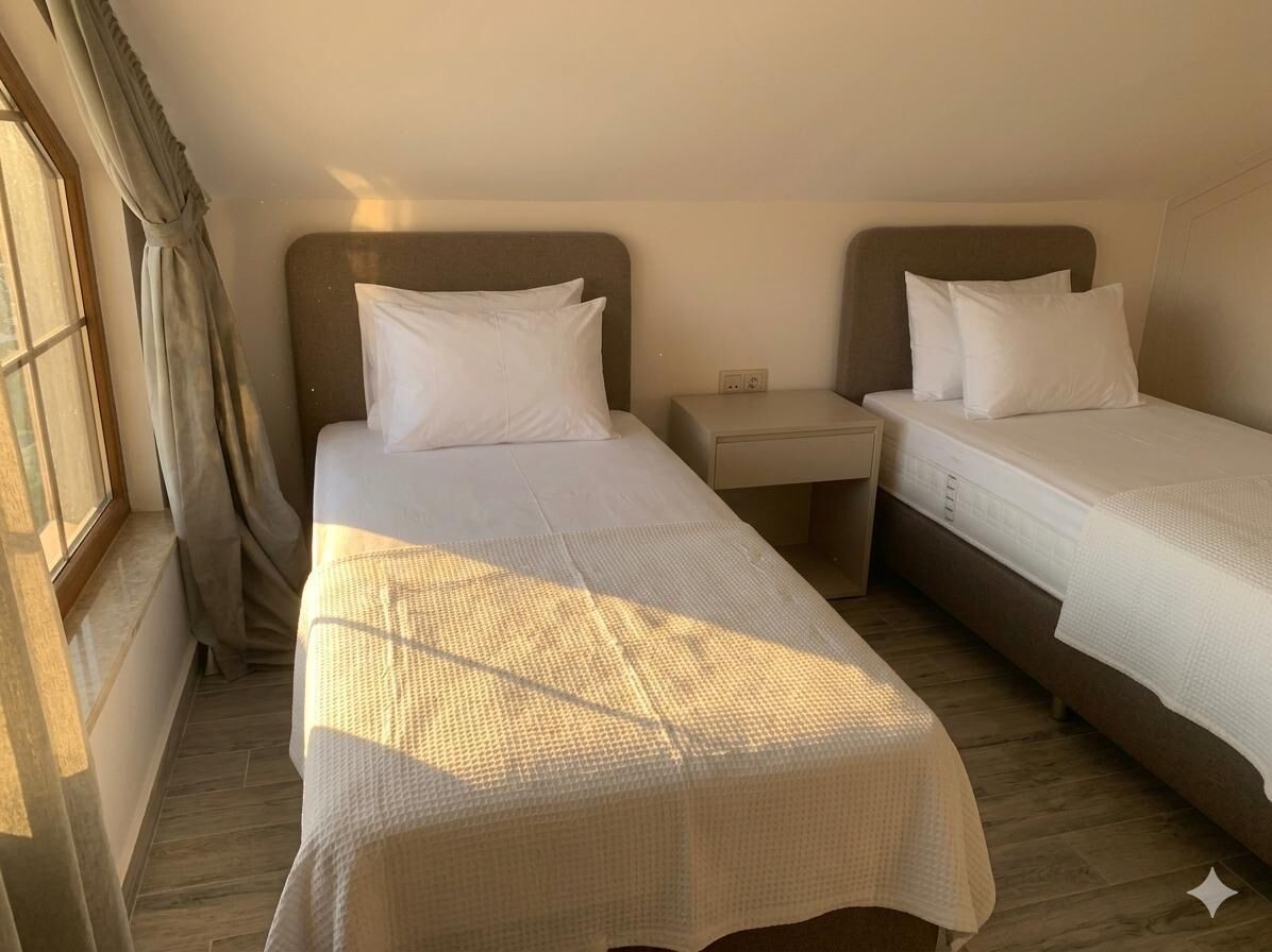 Familien-Vierbettzimmer | Zimmersafe, Verdunkelungsvorhänge, Bügeleisen/Bügelbrett