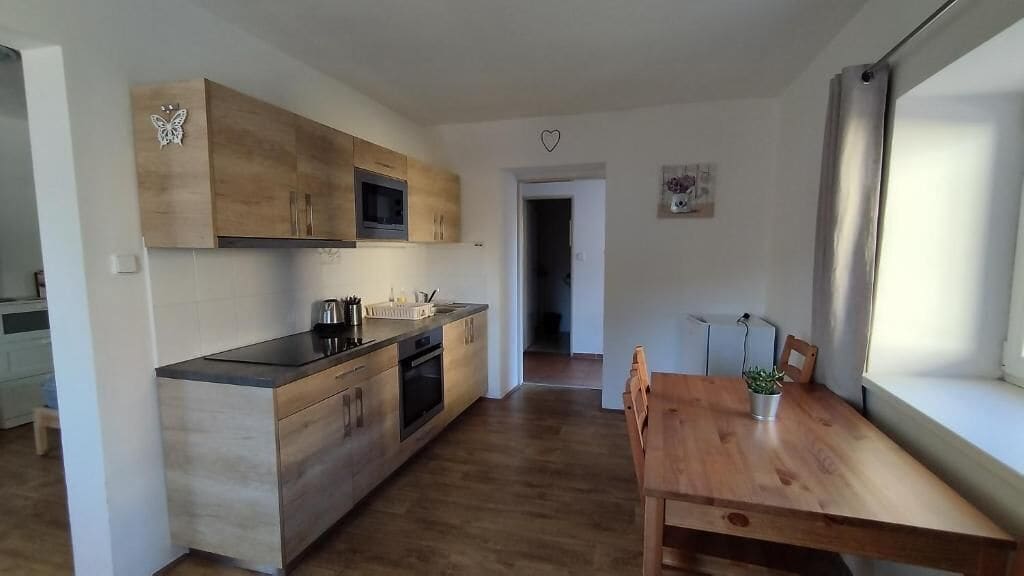 Family Apartment | Private kitchen | Highchair