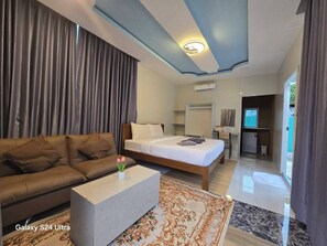 Habitació doble Deluxe, balcó, vistes al jardí | Wifi gratuïta 