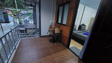 Deluxe Twin kamer, balkon, uitzicht op tuin | Gratis wifi