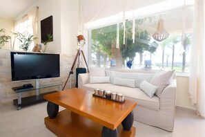 TV, fireplace, table tennis