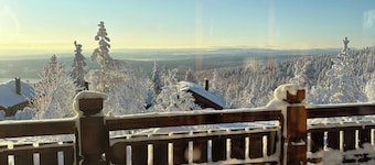 Log cabin with panoramic views near Renåfjellet
