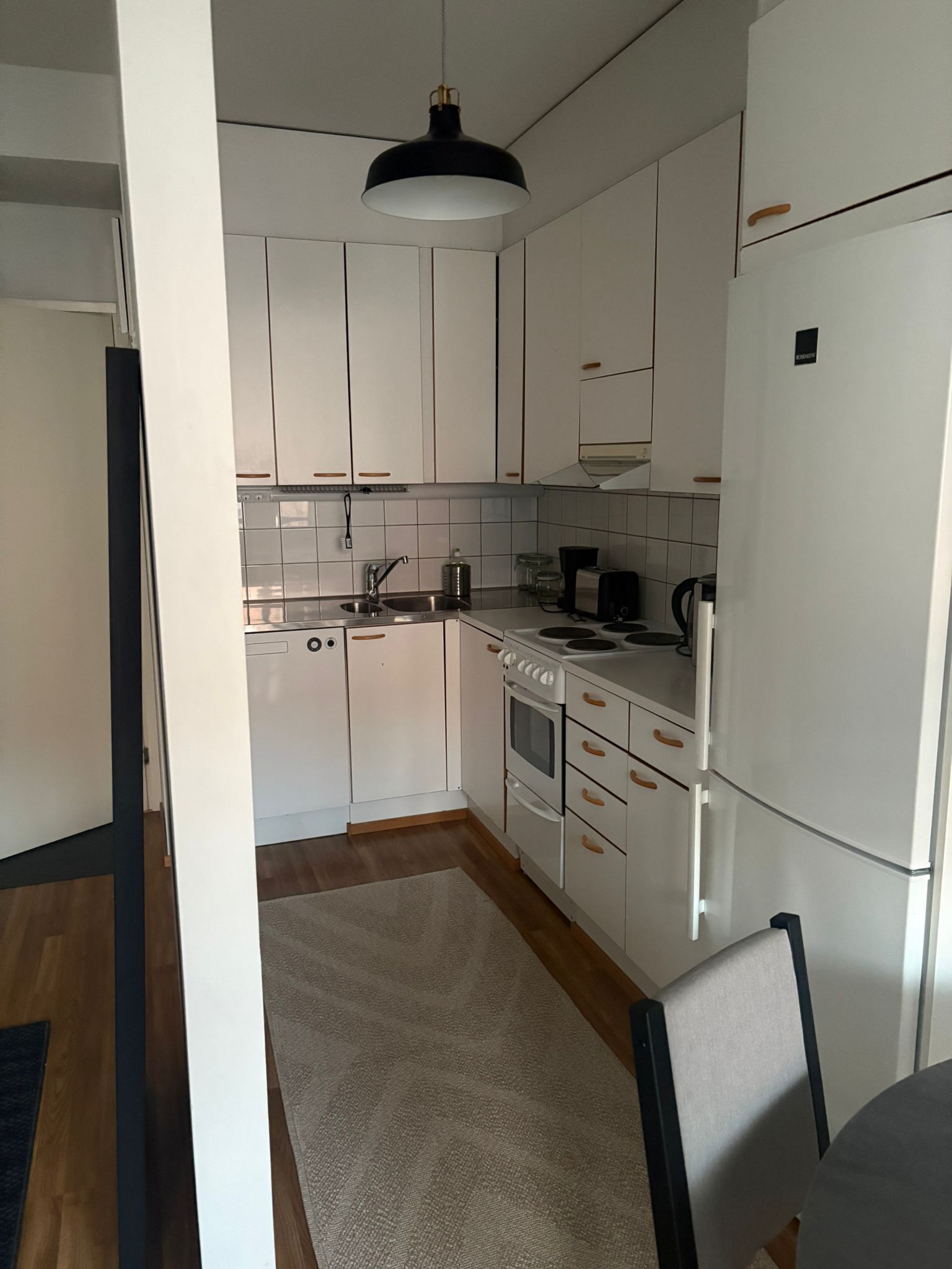 Comfort Apartment, Sauna, Beachfront | Private kitchen | Full-size fridge, microwave, oven, stovetop