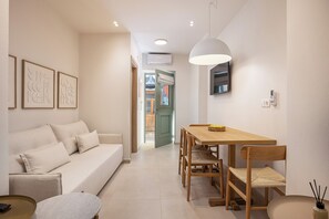 Maison Premium, balcon, vue ville | Coin séjour