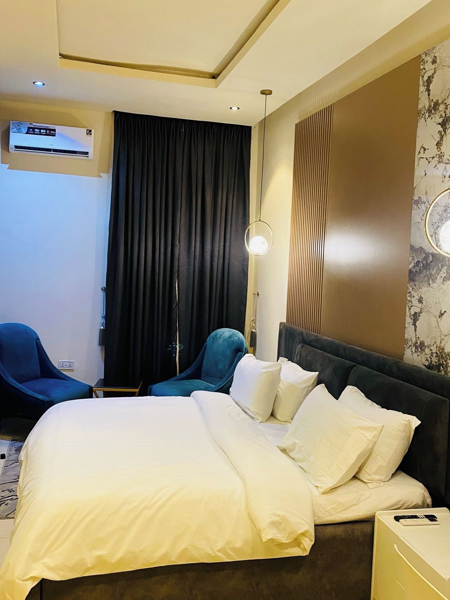 Family Apartment, Balcony, City View | In-room safe, desk, laptop workspace, blackout curtains