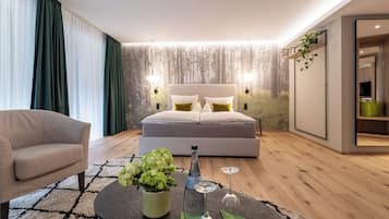 Suite Deluxe | Coffres-forts dans les chambres, rideaux occultants
