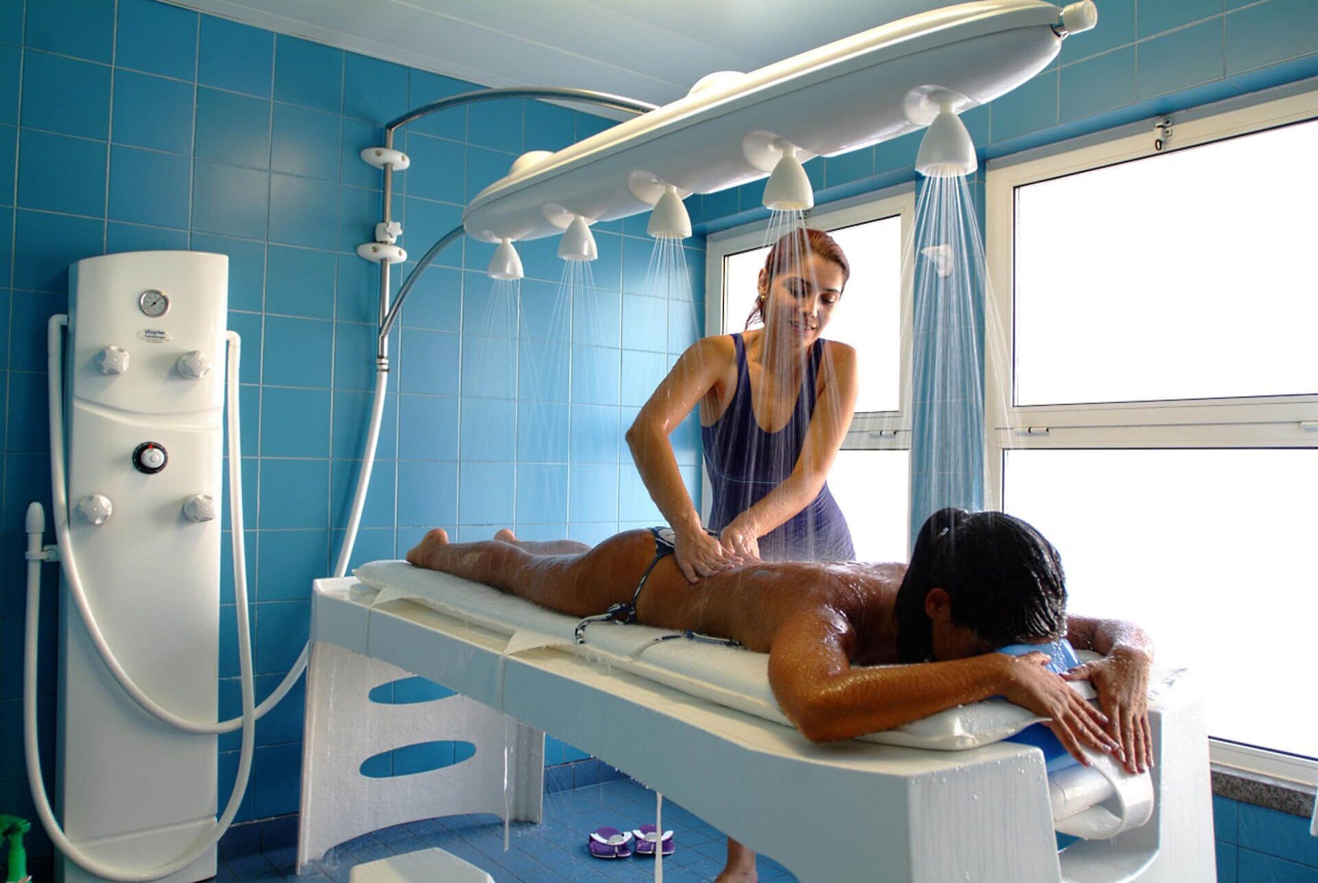 Sauna, steam room, massages