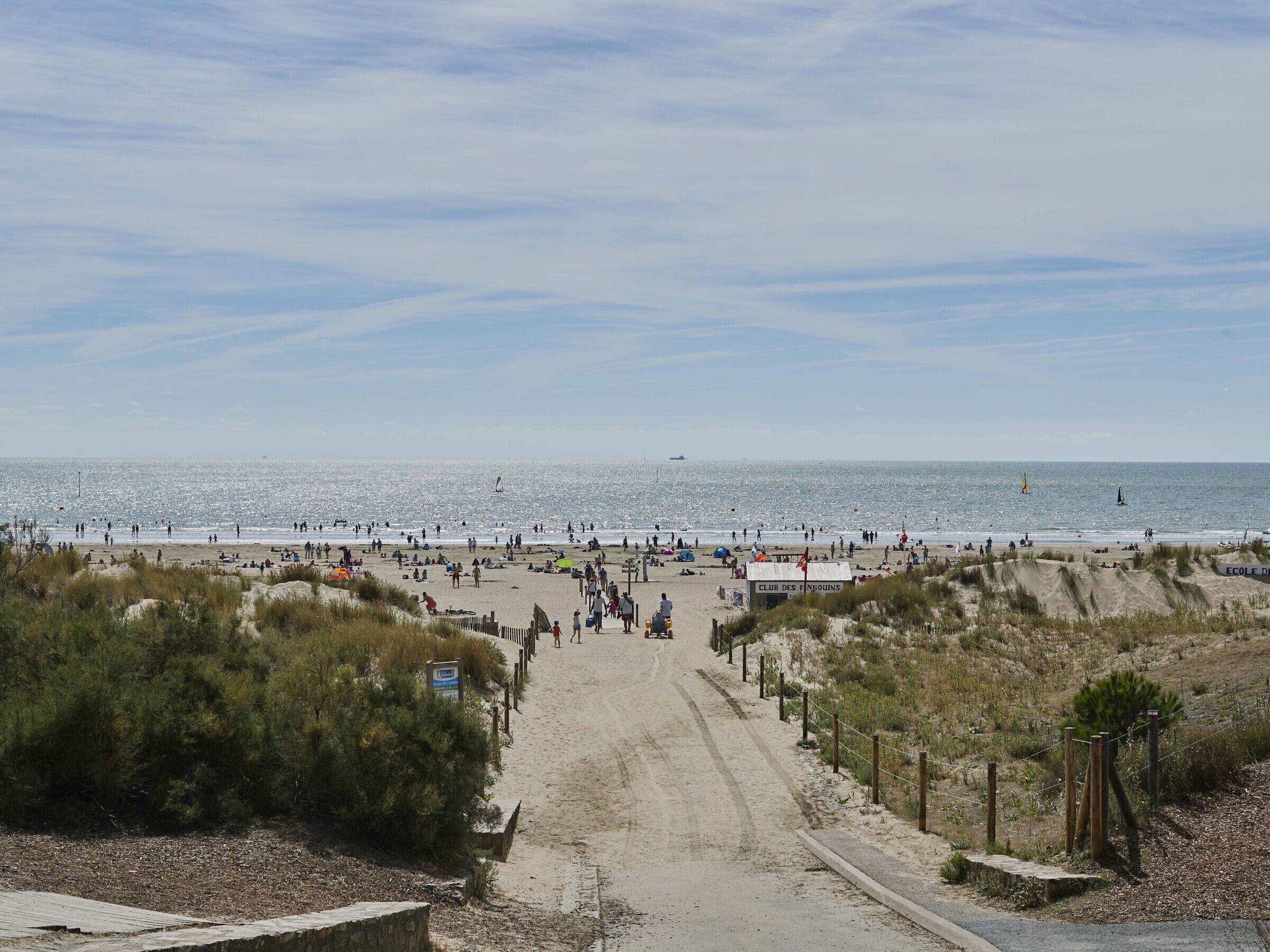 On the beach
