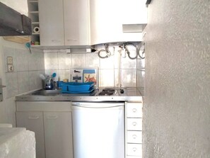 Private kitchen - Beachfront studio - 4 guests (Cap d'Agde)