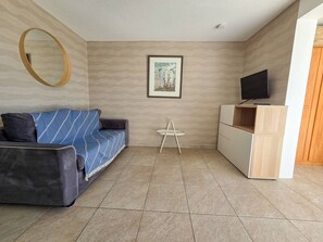 TV - Studio cabin sea view, parking - 4 guests (Cap d'Agde)