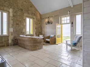 Interior - Character house, panoramic sea view - 8 guests (Port-des-Barques)