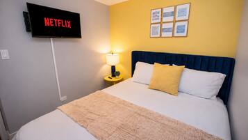 3 bedrooms, iron/ironing board, travel crib, free WiFi
