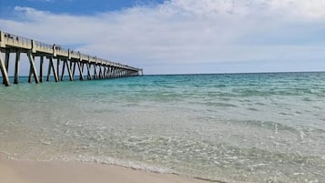 On the beach
