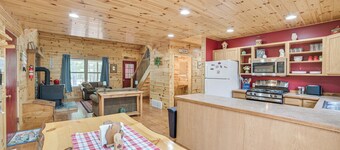 3 Mi to Ausable River! Forest Retreat w/ Fire Pit