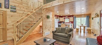 3 Mi to Ausable River! Forest Retreat w/ Fire Pit