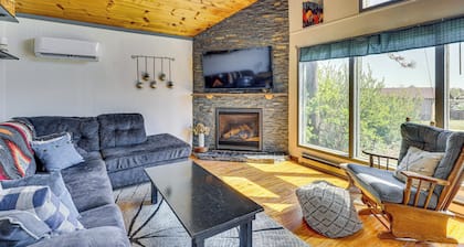 Private Deck + Hot Tub: Central Dickinson Home