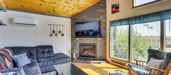 Private Deck + Hot Tub: Central Dickinson Home