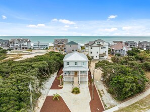 Exterior - Oceanside Home with Elevator in Atlantic Beach, NC! (Once Upon a Tide) (Atlantic Beach)