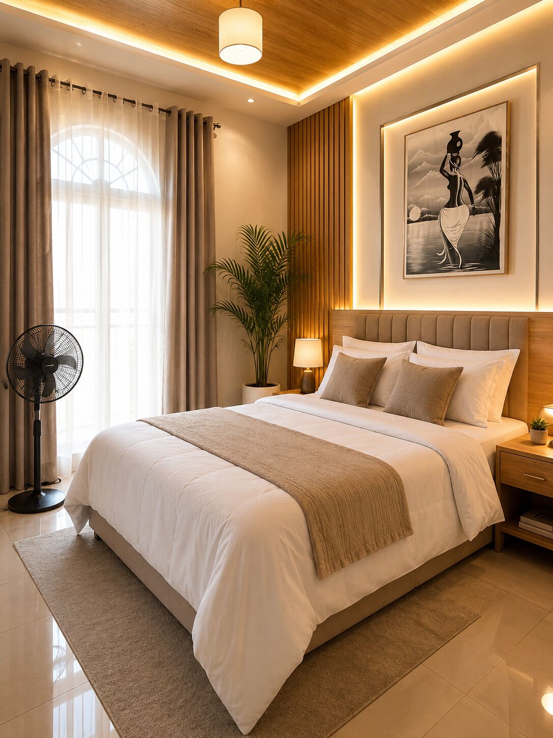 Tweepersoonskamer, privébadkamer, uitzicht op de stad | Italiaanse Frette-lakens, luxe beddengoed, een bureau