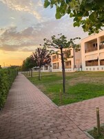 Apartment, 3 Bedrooms, Balcony, Garden View | Property grounds