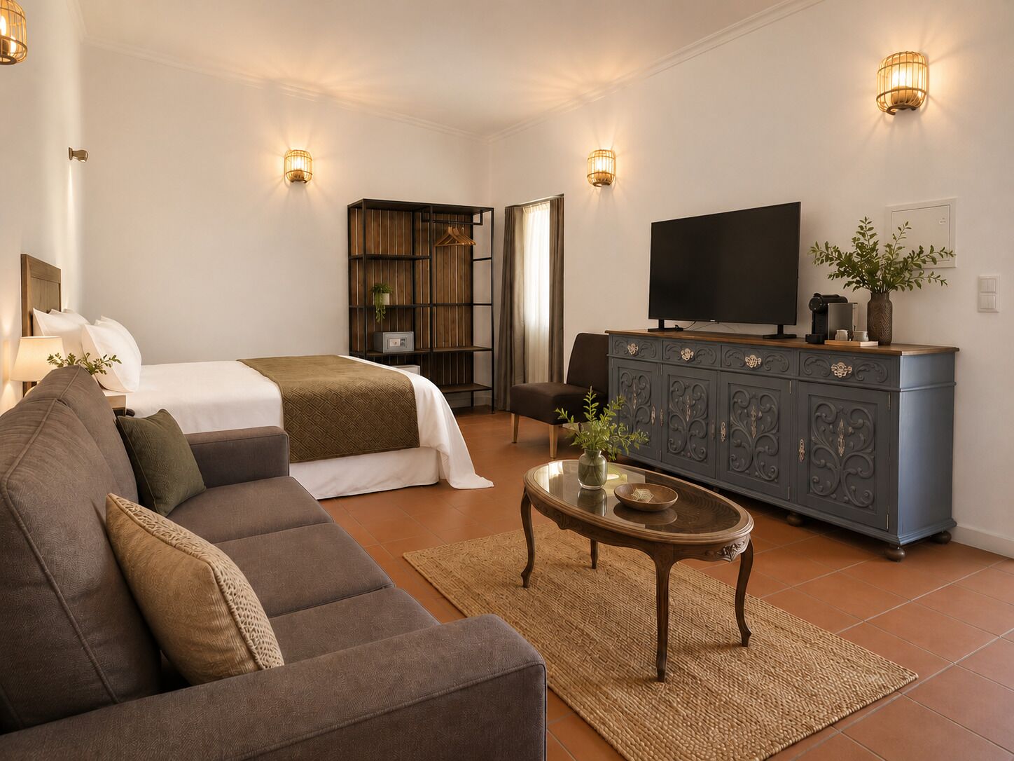 Superior Double Room, Garden View | In-room safe, blackout curtains, free WiFi, bed sheets