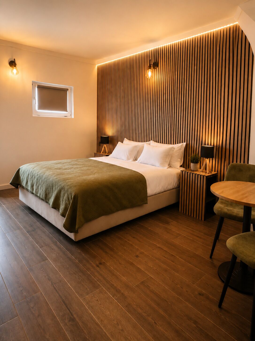 Comfort Double Room, Garden View | In-room safe, blackout curtains, free WiFi, bed sheets