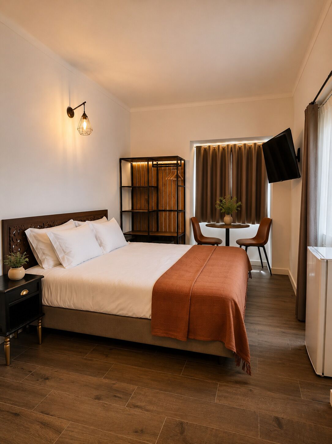 Standard Double Room, Garden View | In-room safe, blackout curtains, free WiFi, bed sheets