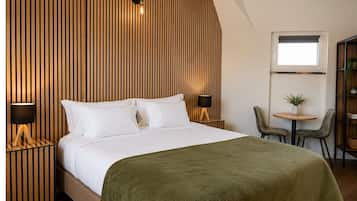 In-room safe, blackout drapes, WiFi (free), bed sheets