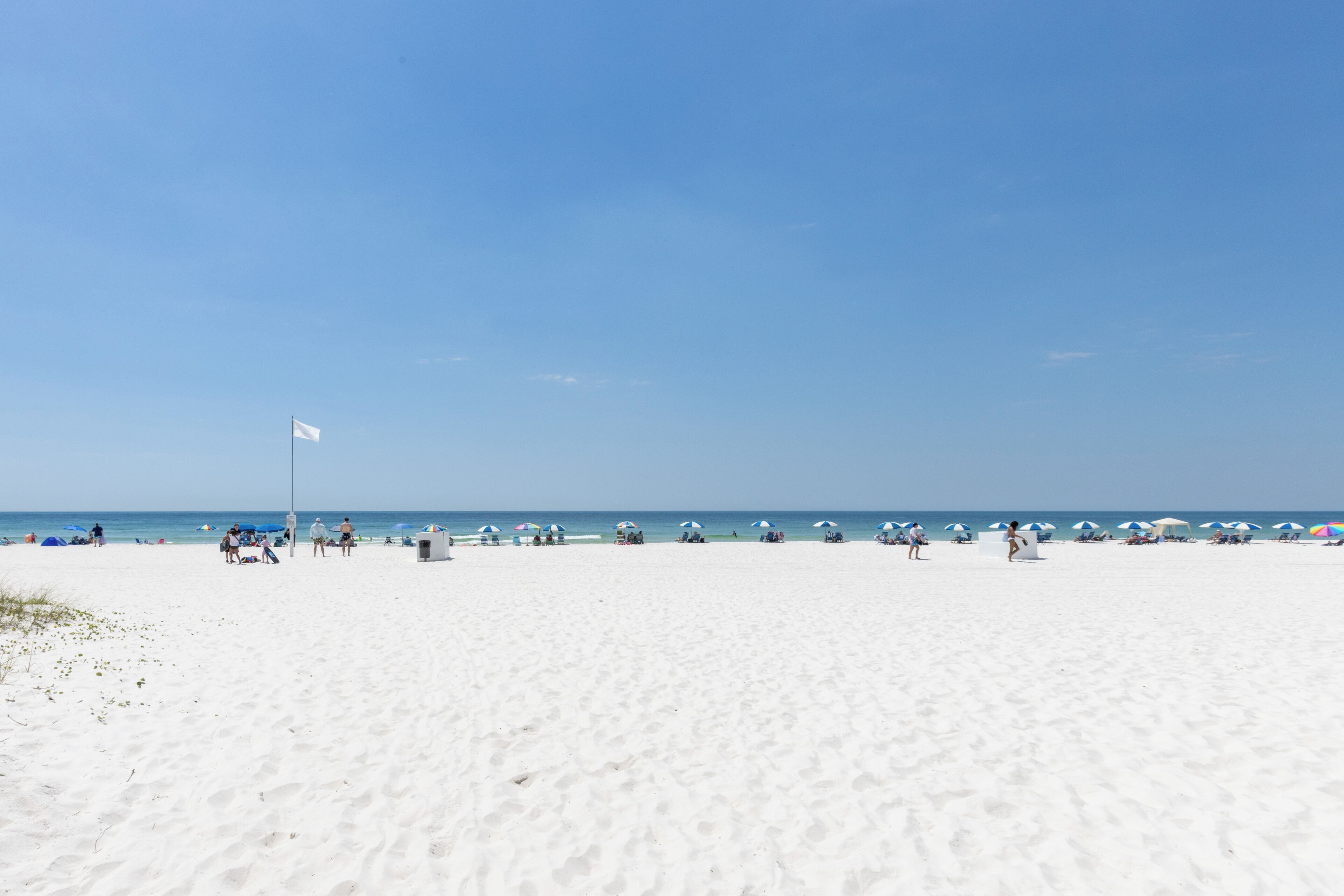 On the beach