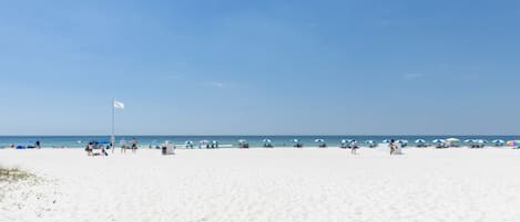 On the beach