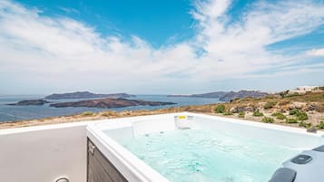 Deluxe-Suite, Balkon, Meerblick | Ausblick vom Zimmer