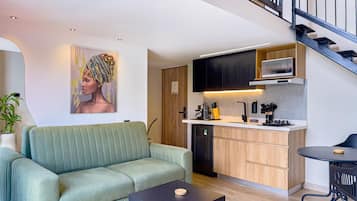 Apartment | Living area | 55-inch Smart TV with digital channels