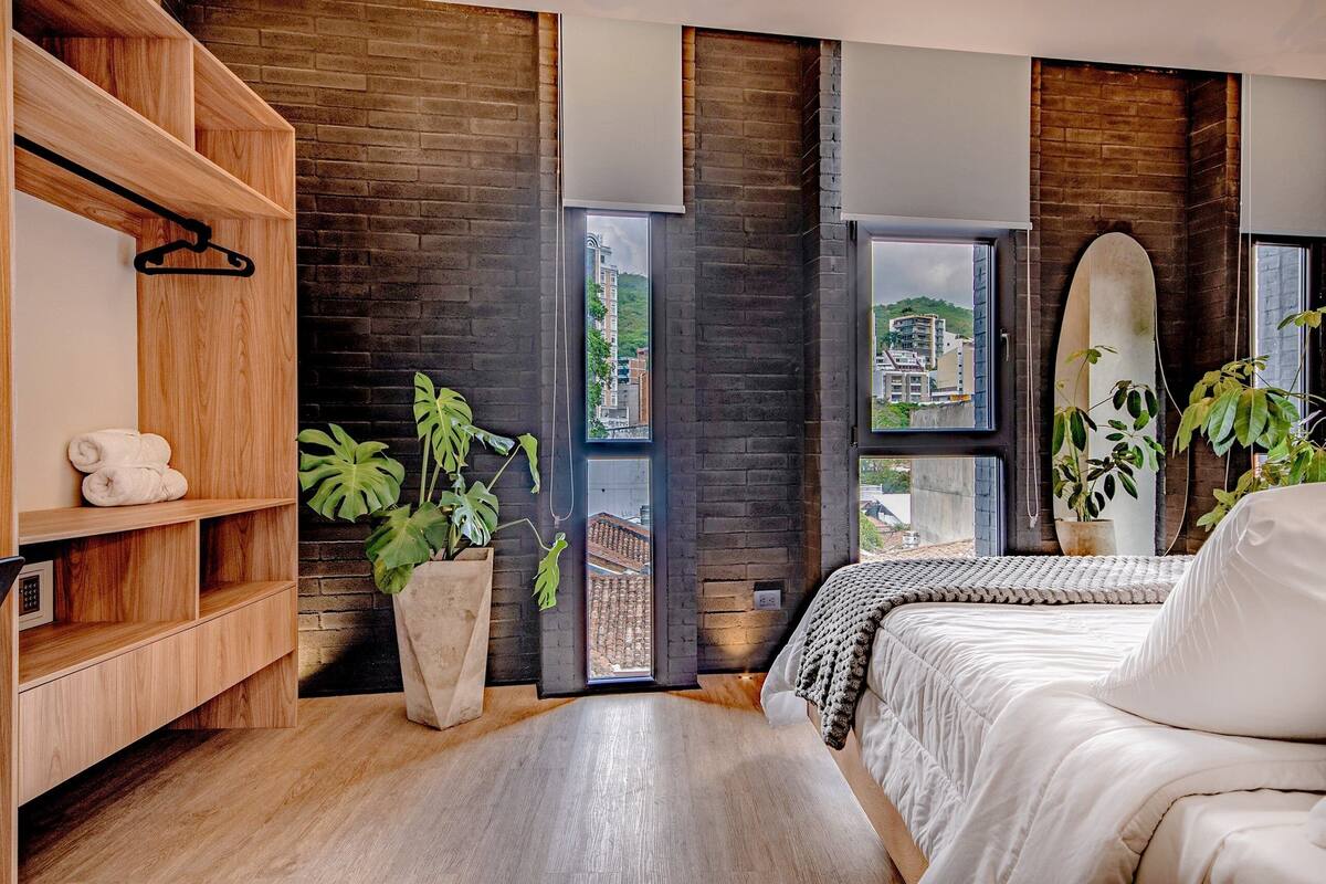Apartment | Down comforters, in-room safe, desk, blackout drapes