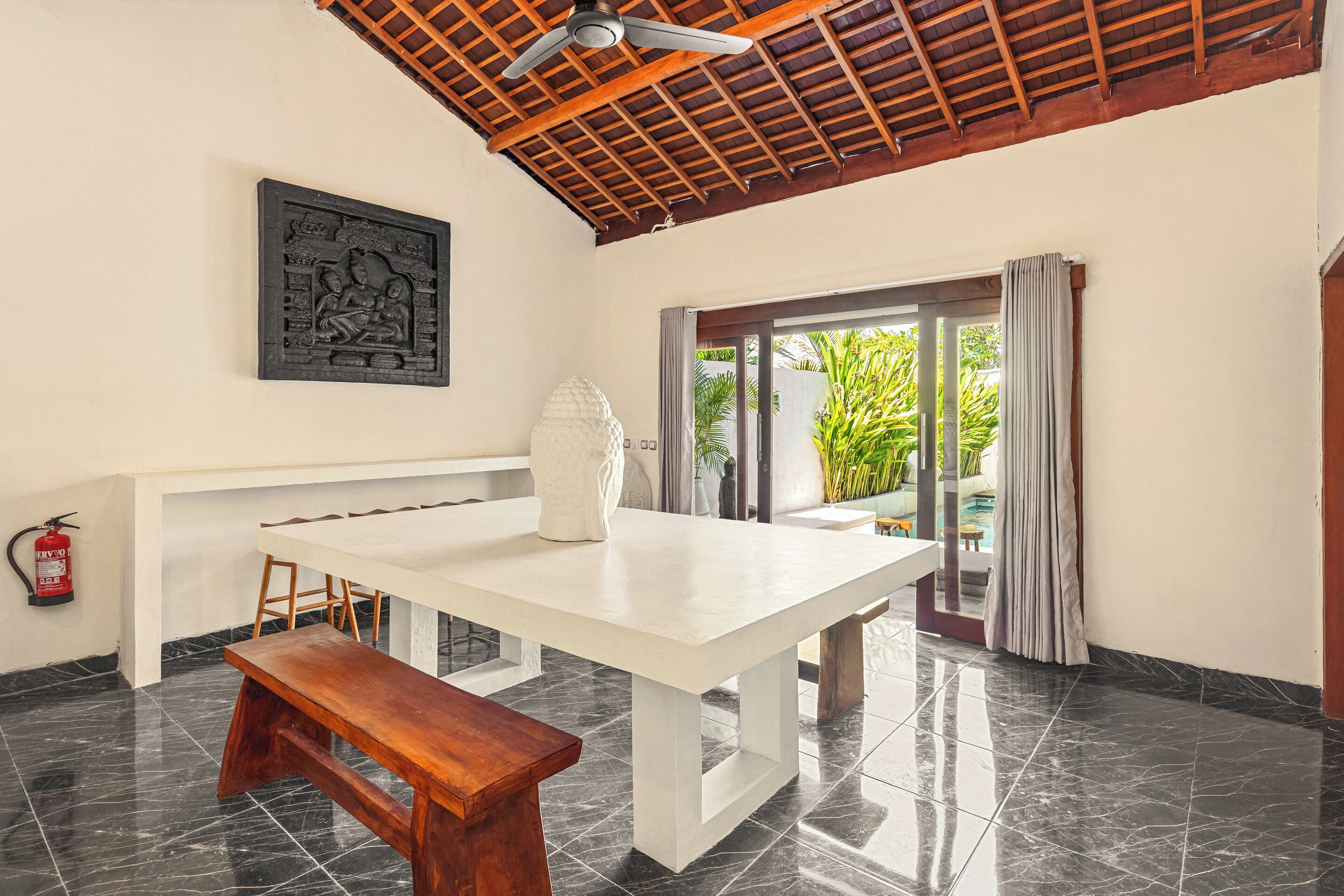 Villa, 3 Bedrooms, Private Pool, Pool View | In-room dining