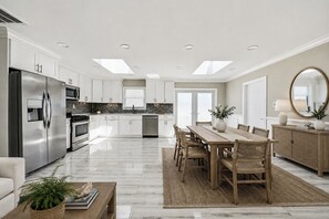 Dining - Lux Coastal 2-bedroom - Brigantine w/ Spacious layout & Bay View - Single story (Brigantine)
