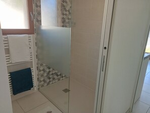 Serviettes fournies, savon, papier toilette