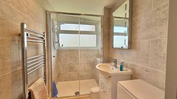Hair dryer, towels