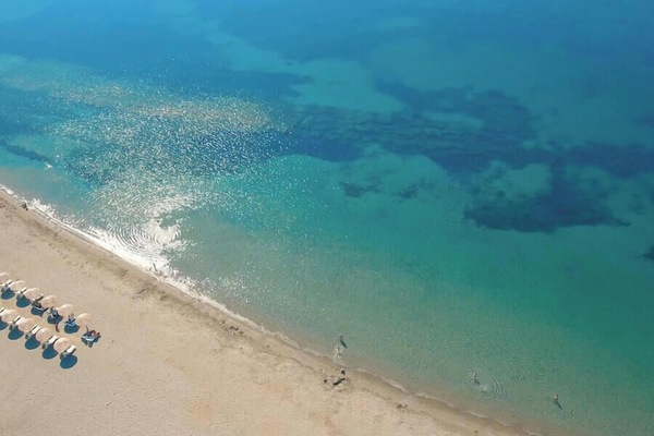Molos Beach just 2.5km away!