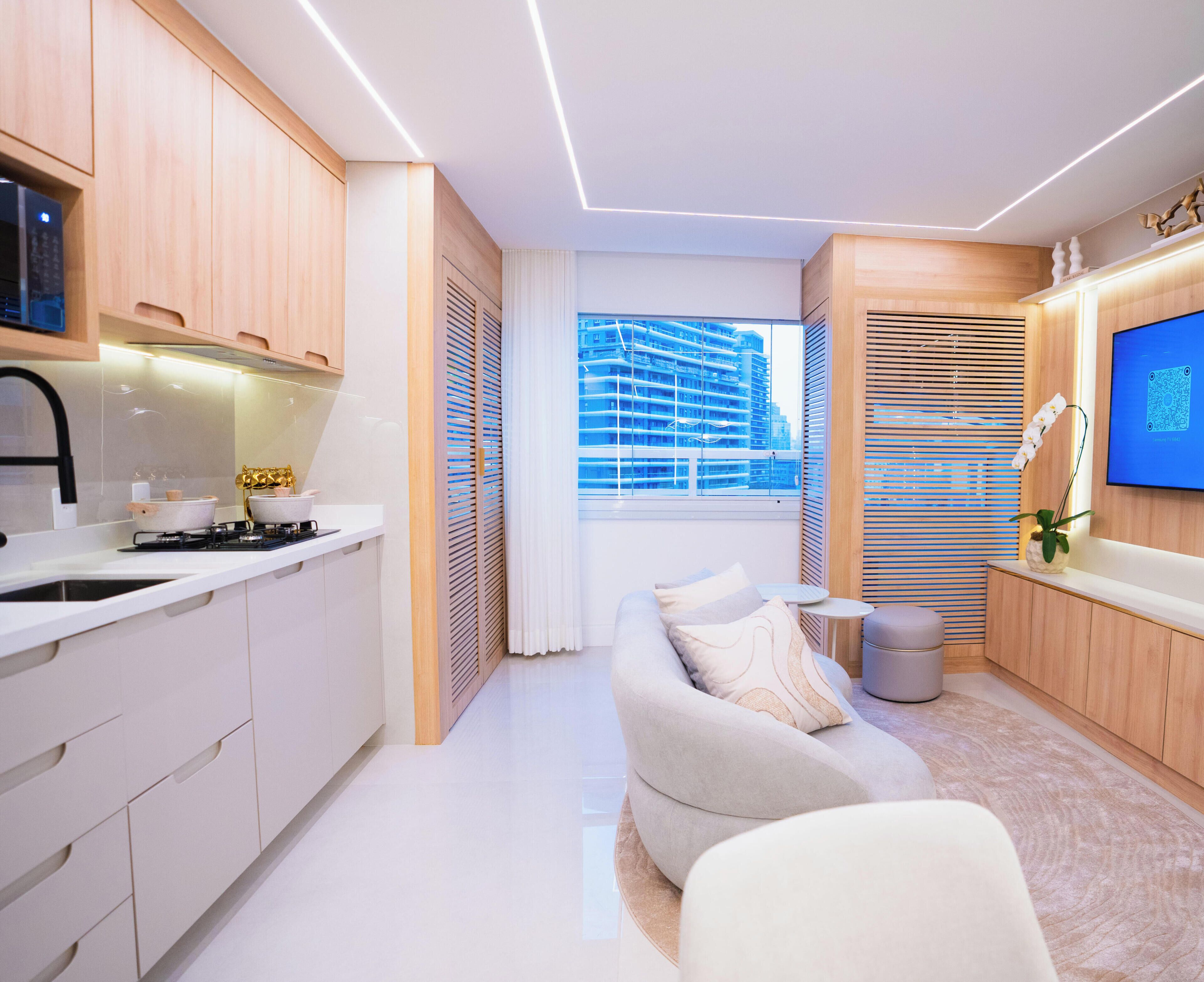 Deluxe Apartment, Park View | Living area