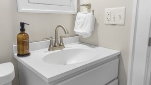 Hair dryer, towels