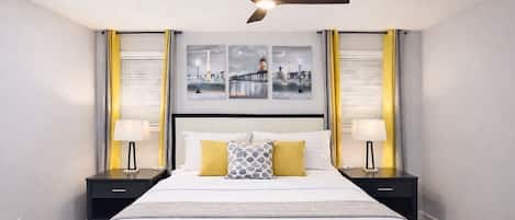2 bedrooms, iron/ironing board, free WiFi, bed sheets