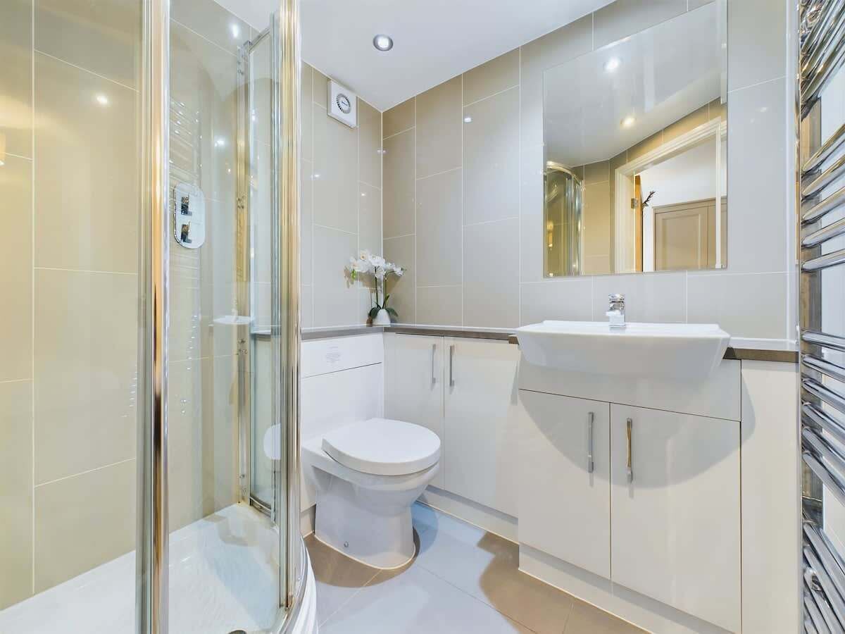 Shower, hair dryer