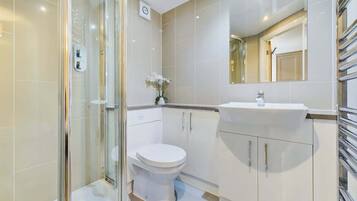 Shower, hair dryer