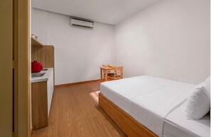 Doppelzimmer | Schreibtisch, laptopgeeigneter Arbeitsplatz, kostenloses WLAN