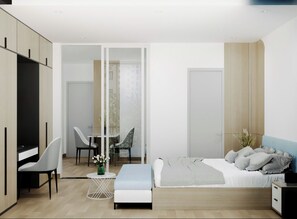Desk, laptop workspace, free WiFi - SeaFa Hotel & Apartment (Da Nang)