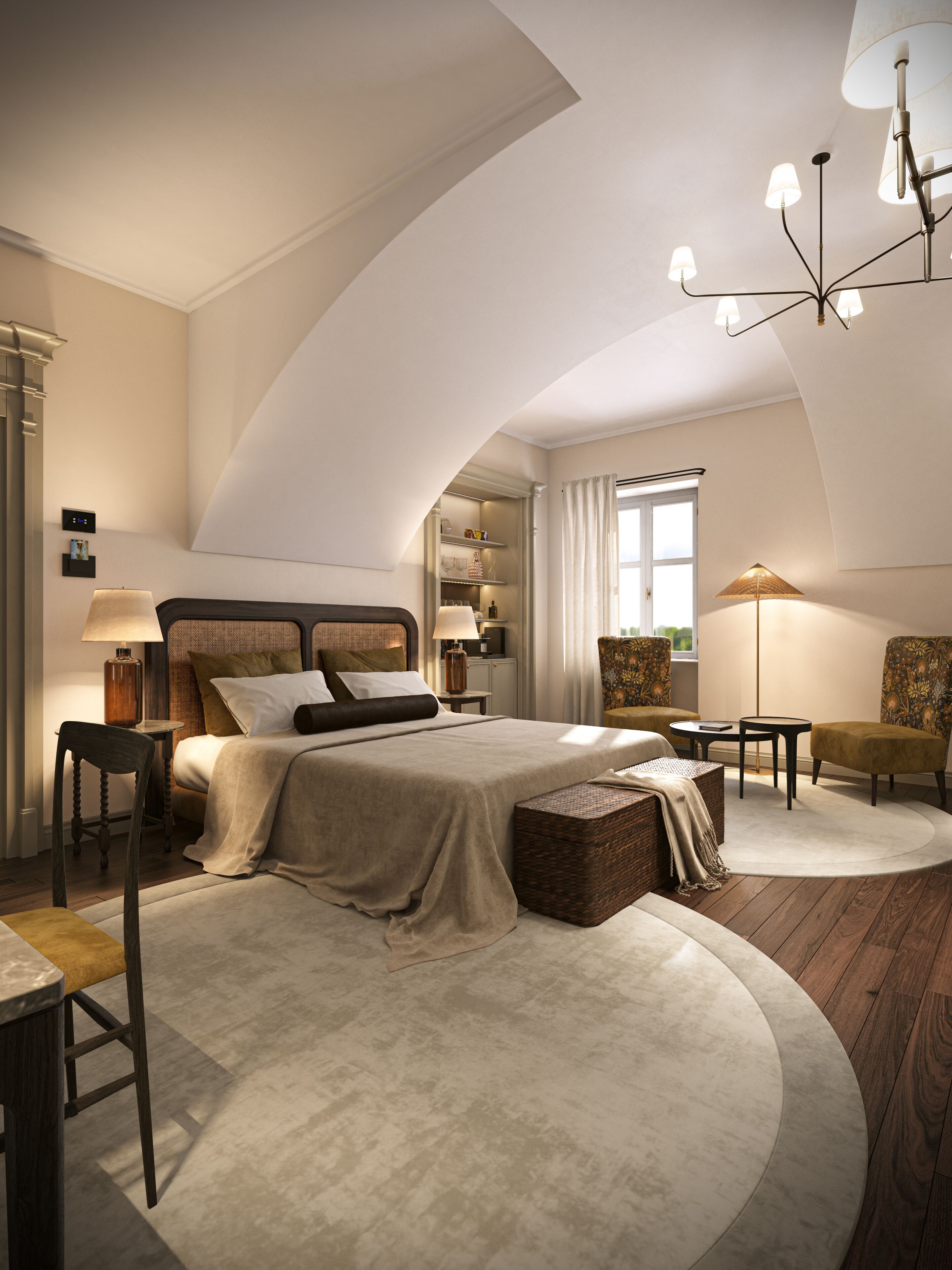 Heritage Grand Villa | Egyptian cotton sheets, premium bedding, memory foam beds, minibar