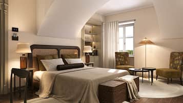 Heritage Grand Villa | Egyptian cotton sheets, premium bedding, memory foam beds, minibar