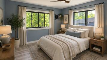 Luxury Apartment, Pets Allowed, Mountain View | Laptop workspace, blackout drapes, iron/ironing board, free WiFi