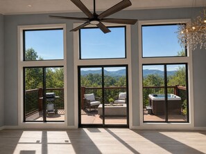 Luxury Apartment, Pets Allowed, Mountain View | Terrace/patio - The Overlook at Smoke Rise Vacation  (Dandridge)