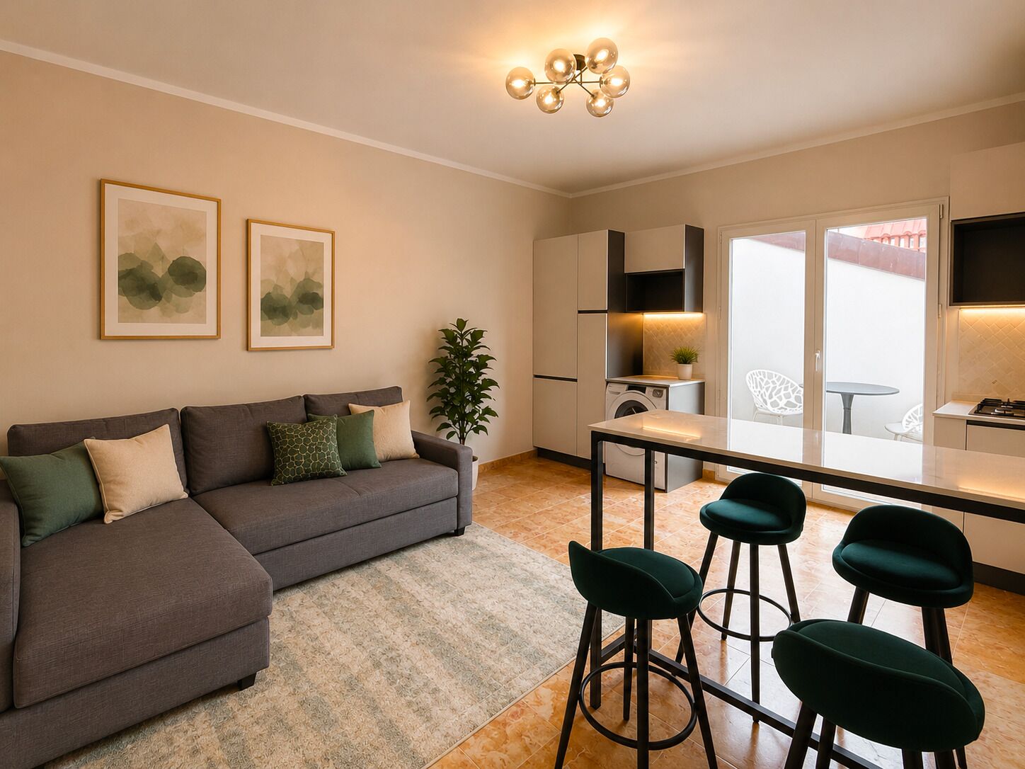 Appartamento, 1 camera da letto, cucina | Area soggiorno | Smart TV 40 pollici con canali digitali, Netflix, servizi in streaming